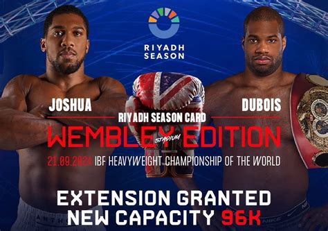 Joshua vs Dubois set to break British boxing .